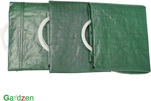 Miniatura 4 de Gardzen Paquete de 3 bolsas de jardín de 32 galones – Bolsas de jardinería reutilizables y resistentes, bolsa de residuos de hojas de jardín