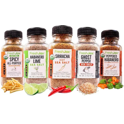 Miniatura 17 de FreshJax Set de Condimentos para Desayuno con Caja de Regalo – 5 Especias Orgánicas para Huevos, Omelettes, Tostadas de Aguacate, Panqueques, Avena