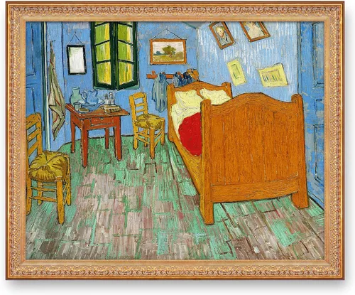 Miniatura 142 de A&T ARTWORK Noche estrellada sobre el Ródano de Vincent Van Gogh. Tamaño del marco: 36 x 30 pulgadas, tamaño de la imagen: 30 x 24 pulgadas