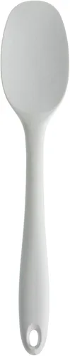 RSVP International Ela's Favorite - Cuchara de silicona para espátula, color blanco, 11 pulgadas, silicona sin BPA, mezcla de pilas gruesas, salsas