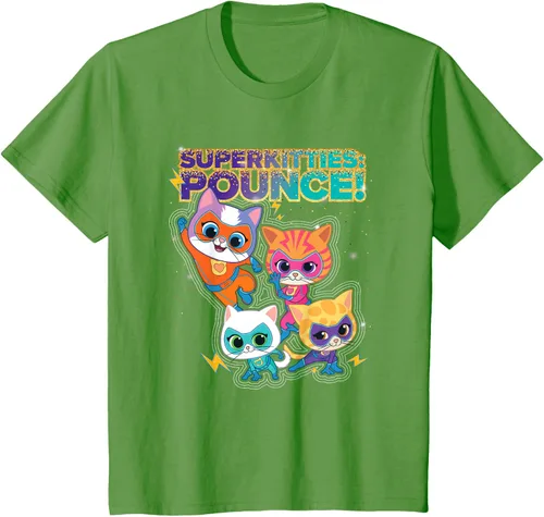 Miniatura 49 de Disney Junior SuperKitties Pounce! Camiseta de equipo completo, talla S