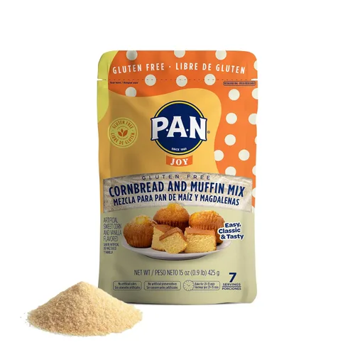 Miniatura 11 de P.A.N Mezcla de pan de maíz y muffins, mezcla para hornear sin gluten, 0.9 libras (paquete de 6)