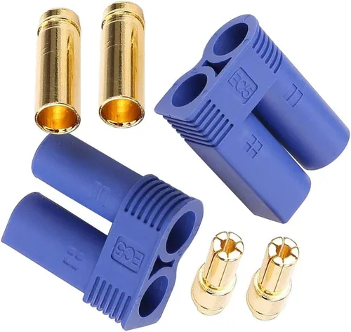 Miniatura 5 de 20 pares EC5 bala banana conector hembra macho 0.197 in bala oro conector para RC ESC LIPO batería