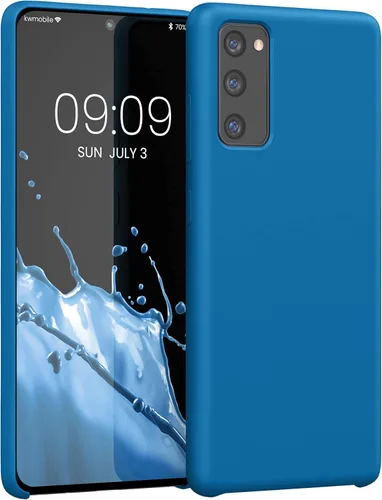 Miniatura 320 de kwmobile Funda compatible con Samsung Galaxy S22 - Funda de silicona TPU con acabado suave - Blue Reef