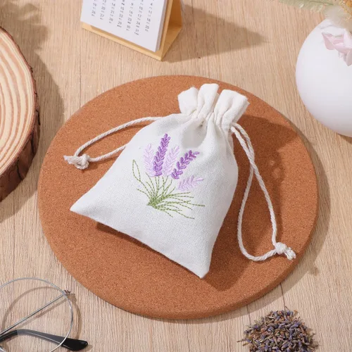 Miniatura 4 de HOLIDYOYO Bolsas vacías recargables de 5.51 x 3.93 pulgadas con cordón de lino para fragancias de lavanda, joyas, dulces, recuerdos de fiesta