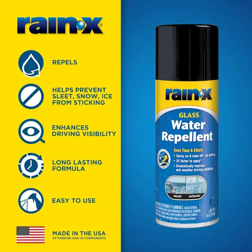 Miniatura 13 de Tratamiento de vidrio Rain-X, paquete de 1, Amarillo