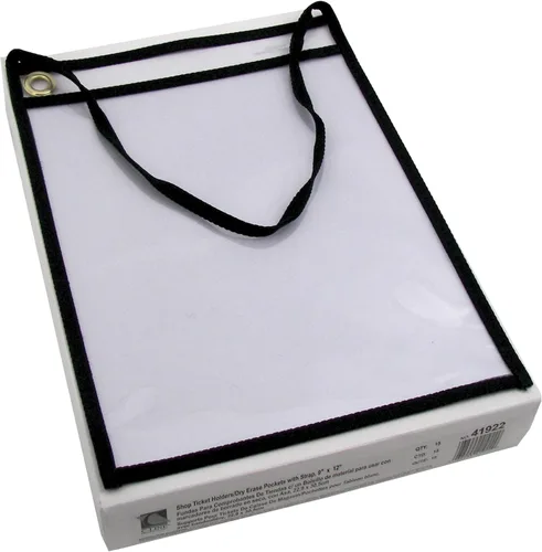 Miniatura 3 de C-Line Soporte para billetes de tienda de 1 bolsillo con setrap, costuras negras, 75 hojas, 9 x 12, 15/caja