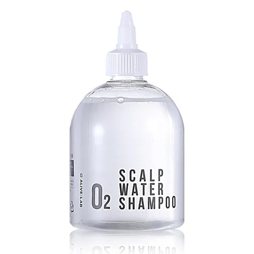 ALIVELAB O2 Champú de agua para cuero cabelludo sensible, picazón, anticaspa, limpieza profunda y calmante, cuidado del cabello, limpiador del cuero