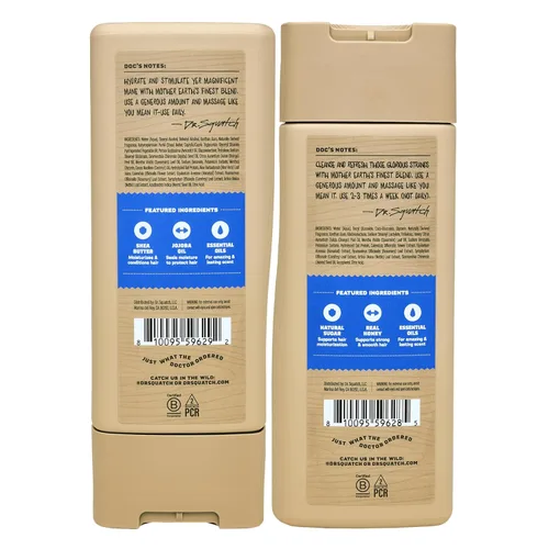 Miniatura 3 de Dr. Squatch Paquete de cabello natural para hombres, cabello saludable y de aspecto completo, champú Fresh Falls (11 onzas líquidas), acondicionador