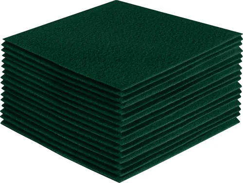 Miniatura 138 de FabricLA Hojas de fieltro acrílico para manualidades, cuadrados de fieltro precortados suaves de 4 x 4 pulgadas (3.9 in x 3.9 in), utiliza hojas