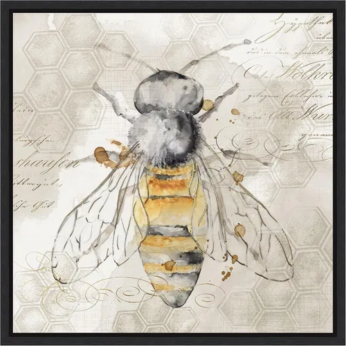 Miniatura 18 de Amanti Art Lienzo enmarcado para pared, 16 x 16 pulgadas, abeja reina II por Eva Watts, lienzo enmarcado para pared, obras de arte de animales