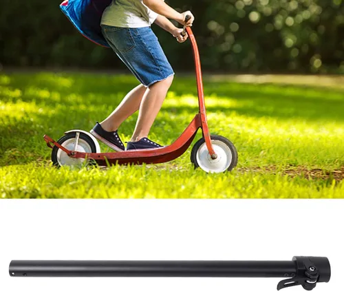 Miniatura 8 de VGEBY Extensor de la vespa, poste plegable de aluminio negro para la vespa eléctrica de Mijia M365