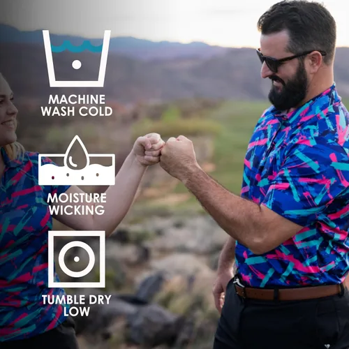 Miniatura 5 de YATTA GOLF - Camiseta polo de golf de alto rendimiento para hombre