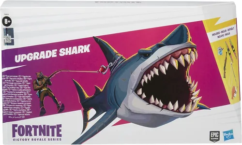 Miniatura 5 de Fortnite Hasbro Victory Royale Series Upgrade Shark Figura de acción coleccionable con accesorios, para edades de 8 años en adelante, 6 pulgadas