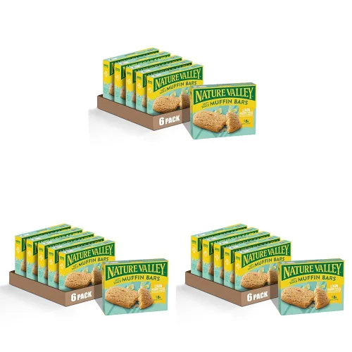 Miniatura 9 de Nature Valley Barras de magdalenas horneadas suaves, chispas de chocolate, barras de aperitivos, 10 barras, 12.4 onzas