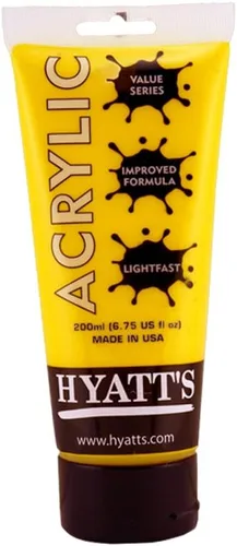 Miniatura 54 de Hyatt's Alizarine - Pintura acrílica carmesí Tubo de pintura acrílica de 2.5 fl oz de grado artístico Secado rápido y pintura no tóxica