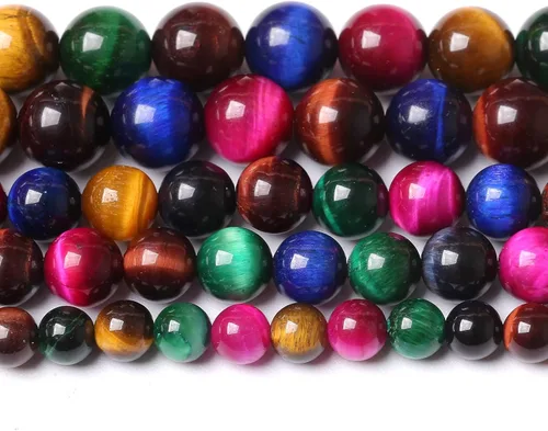 Miniatura 55 de 88 cuentas de cuarzo rutilado dorado de piedra natural de 4MM (5/32 de pulgada), gemas de grado 2A, cristal semiprecioso de actinolita, cuentas