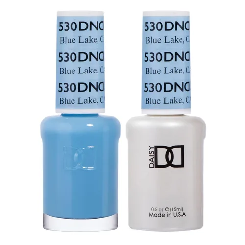 Miniatura 18 de Juego de esmalte de uñas de gel DND, Colección Azul, esmalte de gel UV/LED y laca de uñas de secado al aire, dúo de esmalte sin astillas a juego
