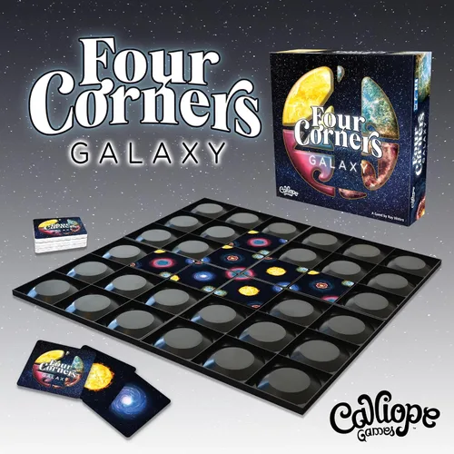 Miniatura 6 de Calliope Games - Juego de mesa de estrategia de colocación de piezas de galaxia de cuatro esquinas con patrón a juego para la familia, juego