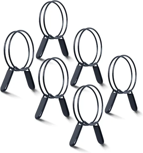 Miniatura 10 de POWERTEC 70250-P2 Abrazadera de manguera de llave de 6 pulgadas, llave de tornillo de pulgar, abrazaderas de manguera de acero inoxidable ajustables