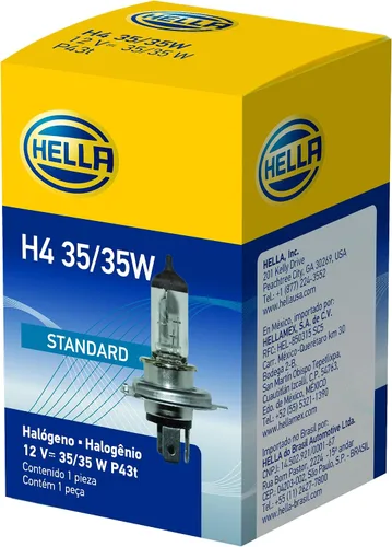 Miniatura 2 de HELLA Bombilla halógena estándar H4 35/35W, 12 V