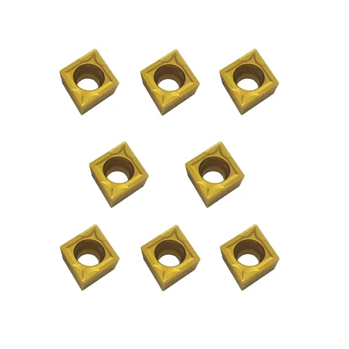 Miniatura 4 de 20 piezas CCMT09T304/CCMT32.51 Insertos de torneado de carburo, CCMT Insertos de repuesto de torno CNC multicapa recubiertos para torno de torneado
