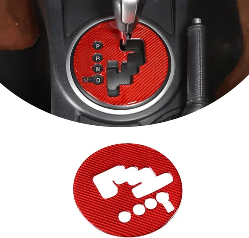 Miniatura 8 de Adhesivos de fibra de carbono suave para engranajes de control de automóvil, cubierta protectora para moldura de marco, marco de engranajes