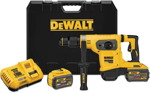 DEWALT DCH481X2 SDS MAX 60V 1-9/16" – Kit de martillo combinado