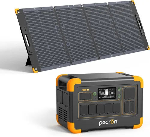 Miniatura 10 de pecron Estación de energía portátil E1000LFP, batería de reserva LiFePO4 de 1024 Wh/1800 W, generador solar expandible a 4096 Wh, estación