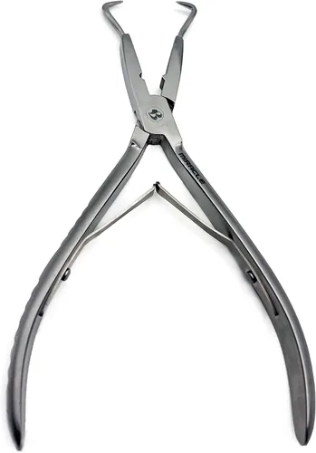 Miniatura 2 de Alicates de extensión de cabello Microlink – Herramienta profesional multifunción de acero inoxidable para aplicación de cuentas nano y microenlace