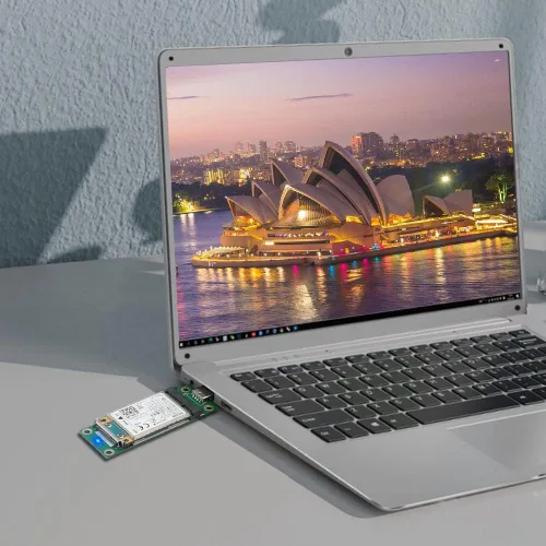 Miniatura 6 de Mini adaptador PCI-E a USB con ranura para tarjeta SIM para transferencia de módulo a interfaz USB