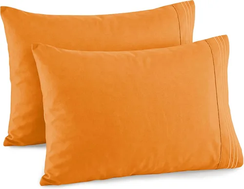 Miniatura 15 de Elegant Comfort Juego de fundas de almohada de 2 piezas de calidad hotelera, lujosas y suaves fundas de almohada de calidad egipcia de 1500 hilos