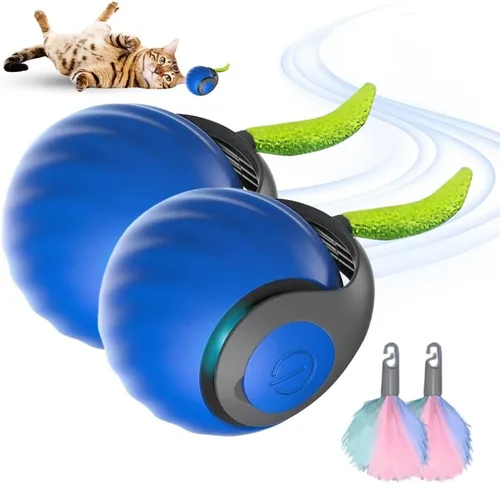 Miniatura 9 de Upgrade Speedy - Juguete para gatos con cola 3.0, juguete interactivo para gatos de interior, juguete interactivo para gatos de interior, recargable