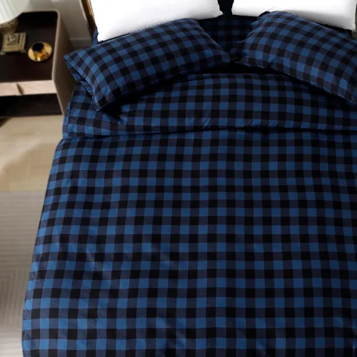 Miniatura 9 de Elegant Comfort Juego de sábanas suaves de franela de 100 % algodón turco, 4 piezas, calidad premium, sábana bajera con bolsillo profundo, ultra