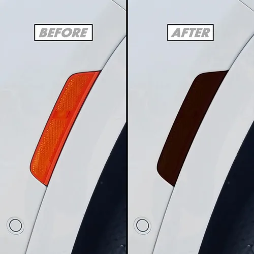 Miniatura 15 de SlickMod Tinte de humo de vinilo precortado para faros Jeep Grand Cherokee 2022-2023 (20% humo oscuro, 1. faro)