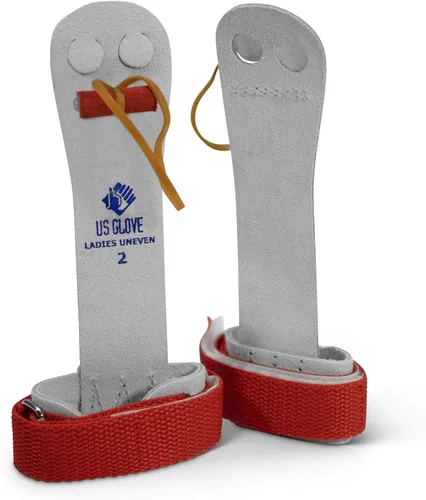 Miniatura 6 de US Glove - Calleras de gimnasia para barras asimétricas para mujeres, agarres de cuero, gancho y bucle, tamaño 00 (5 3/8"), fabricadas en EE. UU
