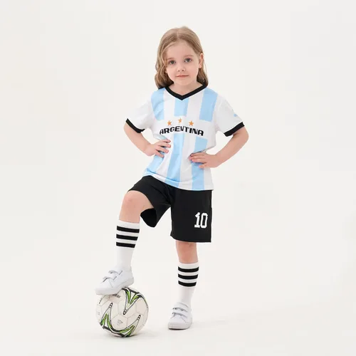 Miniatura 4 de Camisetas de fútbol para niños y niñas, trajes de camiseta de entrenamiento de fútbol para niños y niñas, uniformes