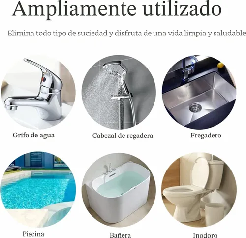 Miniatura 7 de Paquete de 6 piedras pómez para limpieza de inodoro, barra limpiadora para eliminar los anillos de agua dura, acumulación de calcio y óxido