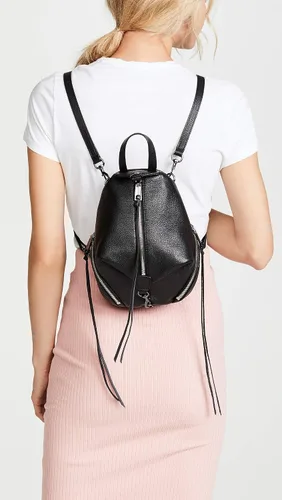 Miniatura 3 de Rebecca Minkoff Mini mochila Julian Backback para mujer, NegroPlomizo