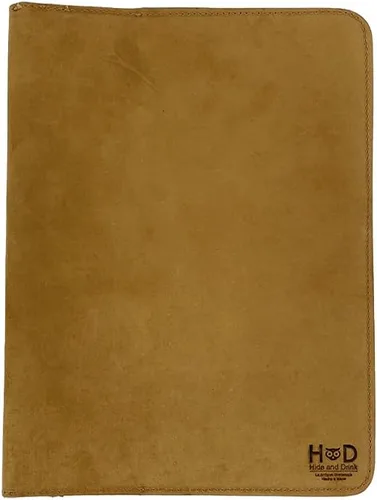 Miniatura 11 de Hide & Drink, Journal Cover Compatible with Moleskine XL (7.5 x 9.75 in) with Strap, Refillable Case, Personal Planner, Full Grain Leather, Handmade