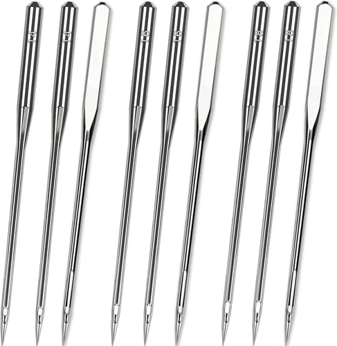 Miniatura 6 de 30 piezas de agujas universales para máquina de coser - Tamaños 90/14 100/16 110/18, aguja de máquina de coser resistente para tela gruesa