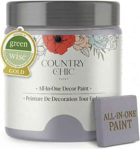 Miniatura 68 de Country Chic Pintura todo en uno estilo tiza para muebles, gabinetes, decoración del hogar, ecológica, acabado mate, imprimación incorporada y capa