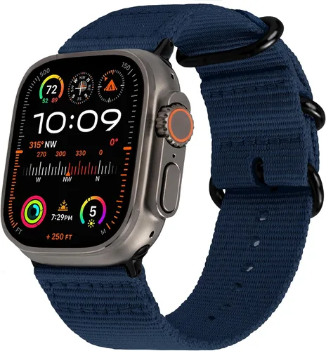 Miniatura 17 de Carterjett - Correa para Apple Watch 1.732 pulgadas, 1.654 pulgadas, 1.575 pulgadas, 1.496 pulgadas, nailon NATO, correas iWatch, mujeres y hombres