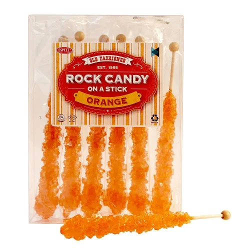 Miniatura 62 de Palitos de caramelo de roca extragrandes: 12 paletas de cereza rosa – envueltas individualmente – Palitos de caramelo de roca de cristal