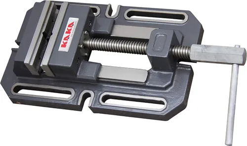 Miniatura 10 de KAKA INDUSTRIAL Prensa de taladro, tornillo de prensa de taladro resistente de 4 pulgadas, tornillo de fresado de hierro fundido de bajo perfil