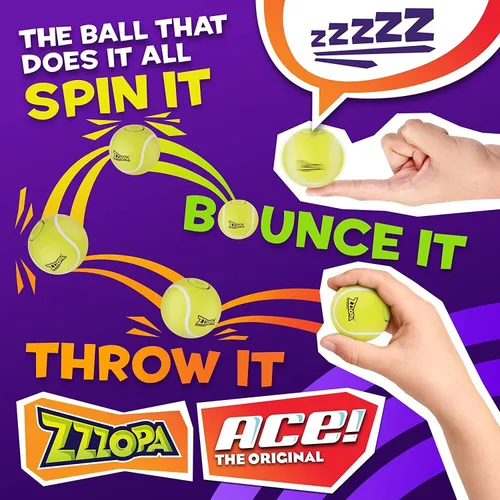 Miniatura 2 de Bolas Originales ZZZOPA para Jugar: ¡ACE! Bola de Estrés para Jugar de la Colección Divertida Juguetes para la Ansiedad para Niños: ¡Gírala
