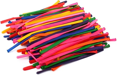 Miniatura 5 de Globos mágicos de animales, 200 globos de bricolaje, kit de animales, globos mágicos, flores, globos de látex para bodas con forma de animales