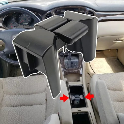 Miniatura 6 de Divisor de portavasos para consola central, inserto de portavasos se adapta a la mayoría de tamaños de taza, compatible con Toyota Highlander 2002
