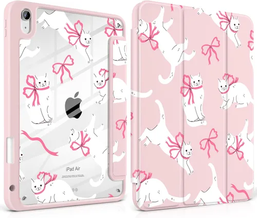 Miniatura 54 de MEEgoodo Funda para iPad Air de 11 pulgadas M3 2025 / M2 2024, para iPad Air de 5ª y 4ª generación de 10.9 pulgadas 2022/2020, funda para tableta