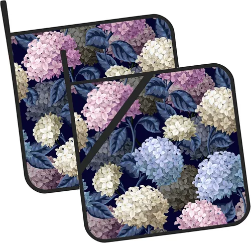 Miniatura 11 de Groovy - Juego de 2 soportes para ollas de girasol, resistentes al calor, para microondas, hornear, horno, platos finales y regalos de barbacoa